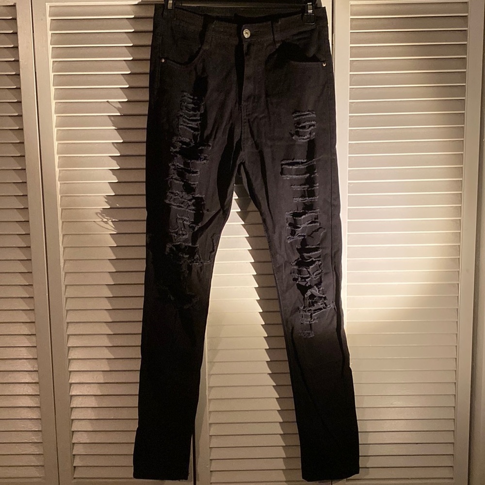 Black Ripped Jeans